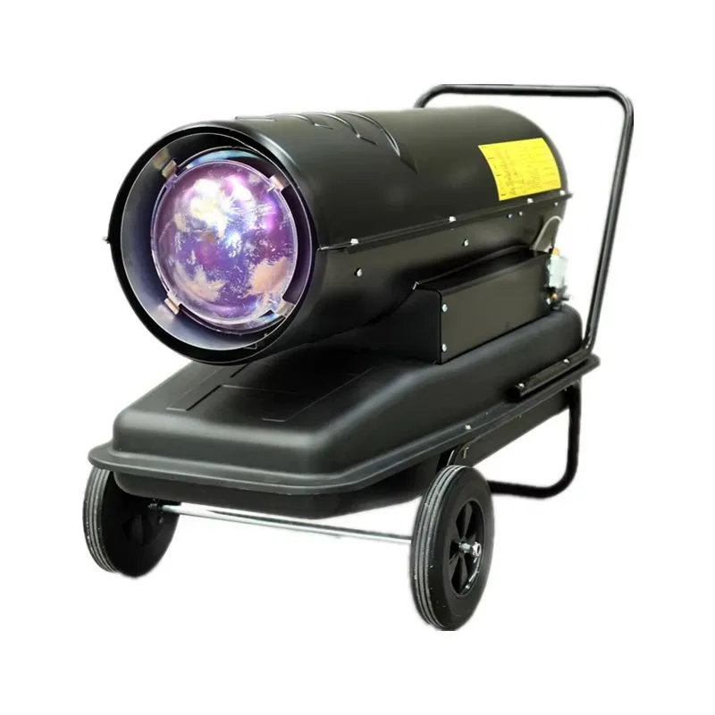 Portable Industrial  Heater with Complete Combustion, Equipped with Calibrated Air Pressure and Fuel Gauges