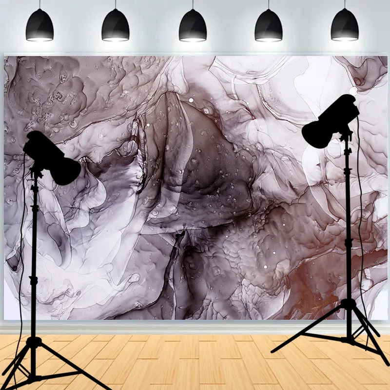 Marble Veins Stone Texture Stone Texture Photography Background Ivory Stone Surface Gradient Tone Studio Backdrops PE-05
