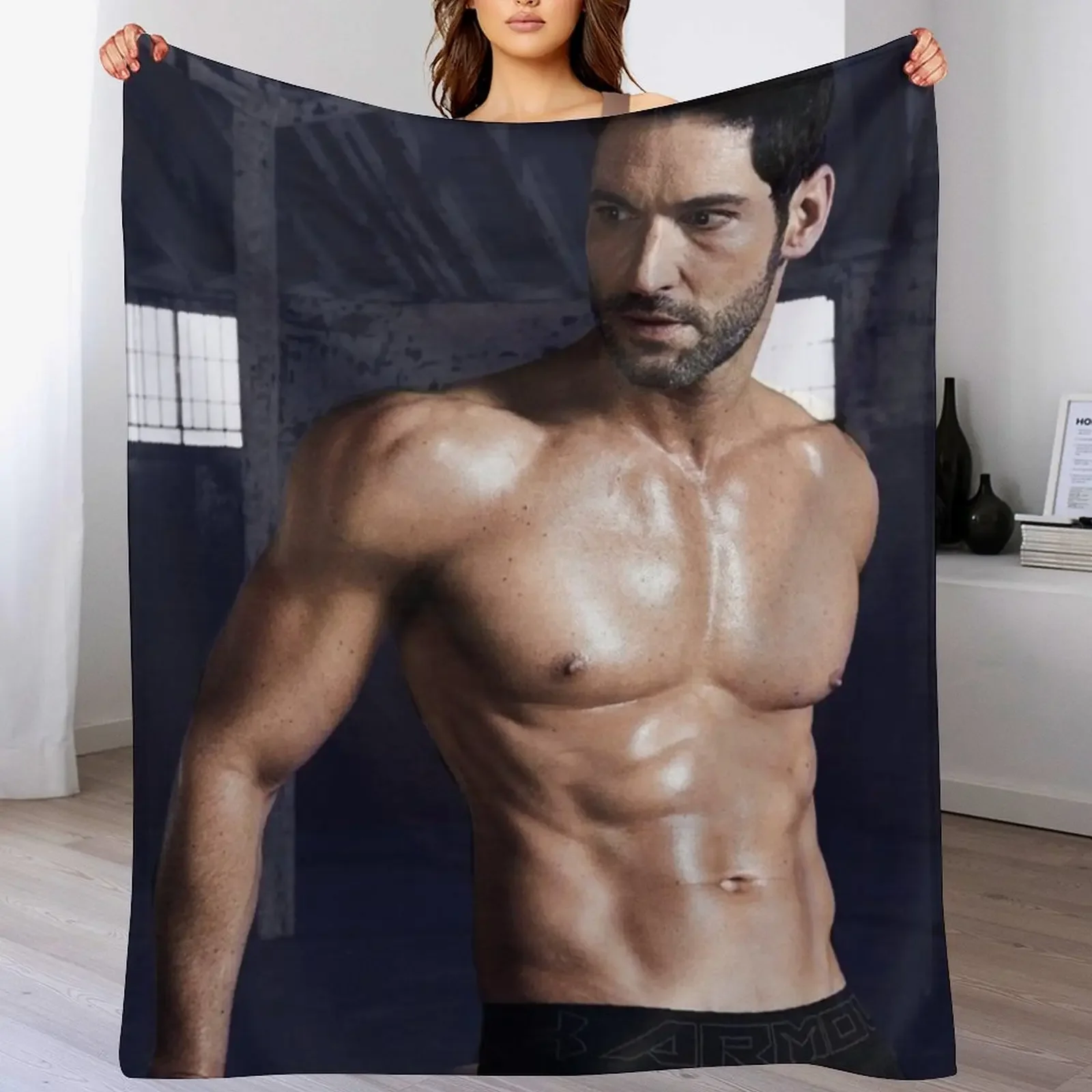 Tom Ellis Throw Blanket Easy Care Comfortable Blanket for Couch