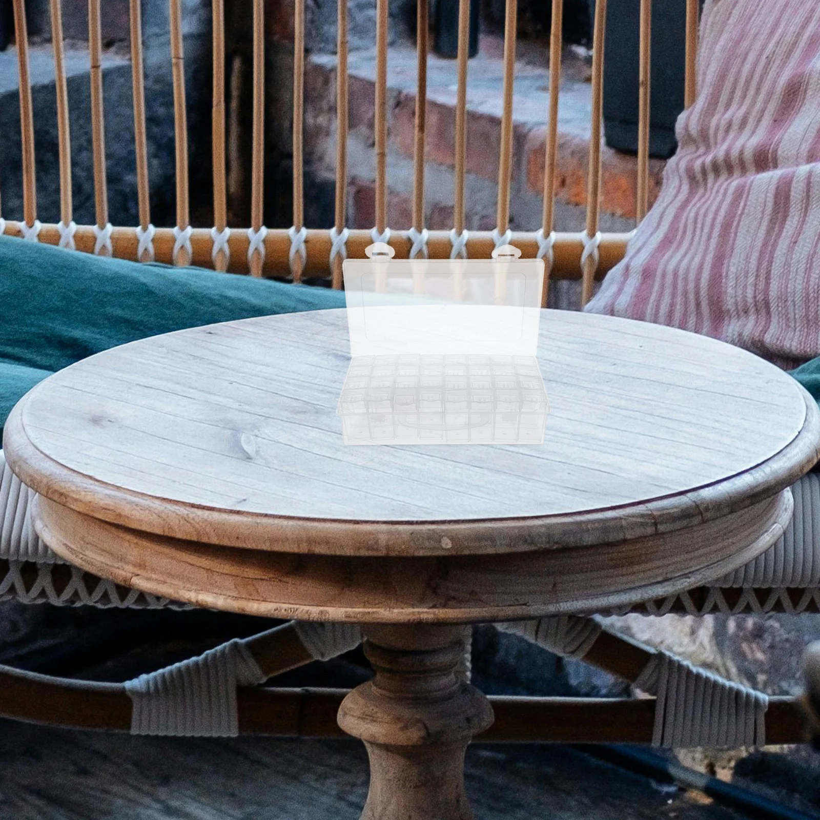 

Bead Storage Organizer Box With Compartments Portable Craft Supply Container For Jewelry Making Rhinestones Earrings