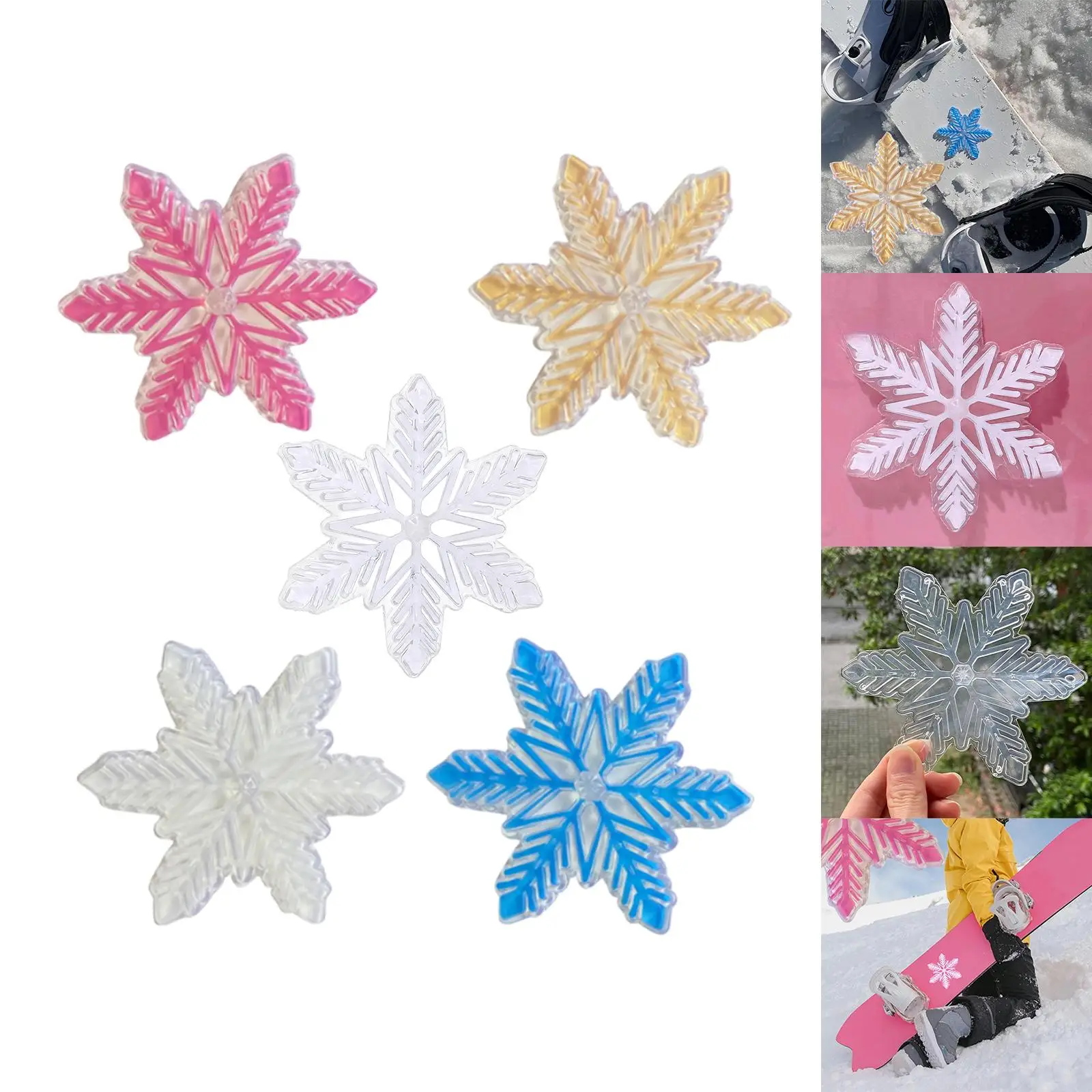 Snowboard Stomp Pad Winter Snow Board Grip Pad Mat Anti Slip Snowboard Grip Sticker for Women Men Outdoor Skiing view 2
