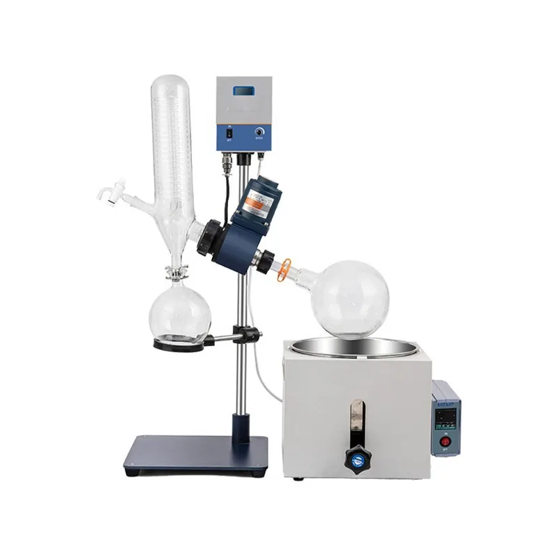 KOTUMY Lab-Schaal Roterende Verdamper Rotovape 1L/2L Glasdestillatiesysteem Met Rotatie Verdamping 220V 1.2KW - afbeelding 2