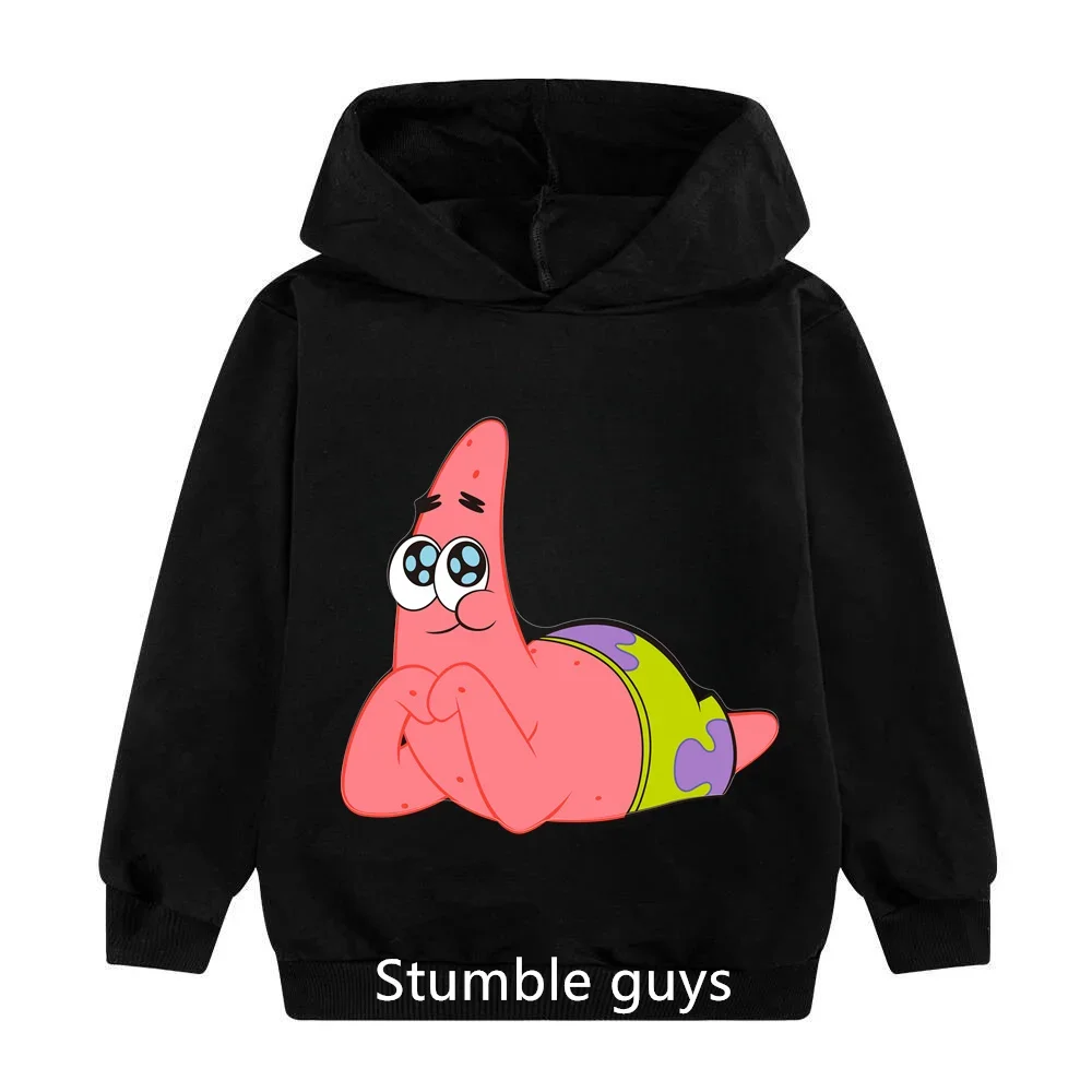 

PI Big Star для девочек, толстовка с героями мультфильмов, детская мода, детский свитер в стиле аниме, одежда для мальчиков, толстовка, повседневный уличный стиль для подростков