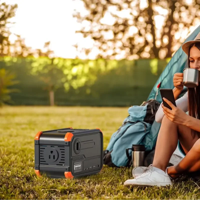 Portable Power Station Large Capacity Lithium Battery Outdoor Emergency Backup Generator Solar Camping Mobile Energy Supply