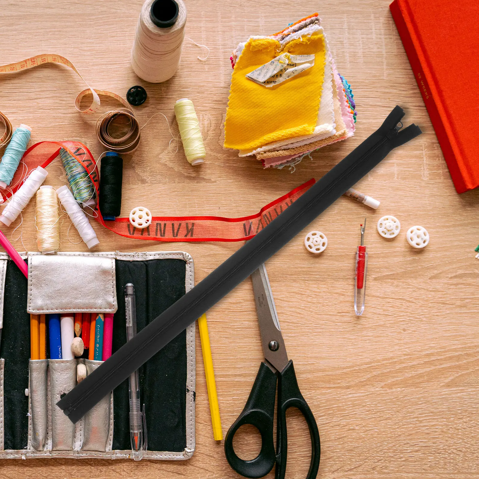 

10Pcs Waterproof Nylon Zipper Strip Multi-Use Durable Sewing Zipper for Bags Clothing DIY DIY Sewing Zippers Zippers