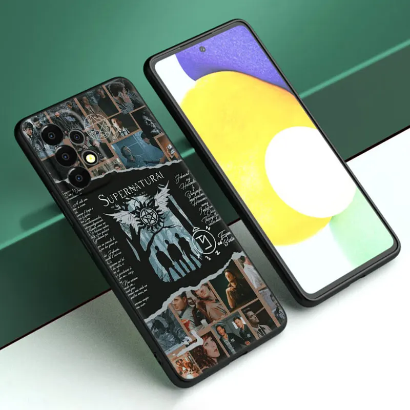 Supernatural tv show Case For Samsung Galaxy A04E A03S A02S A21S A01 Core A10 A11 A20S A20E A31 A40 A41 A9 A7 A6 A8 Plus 2018 A5