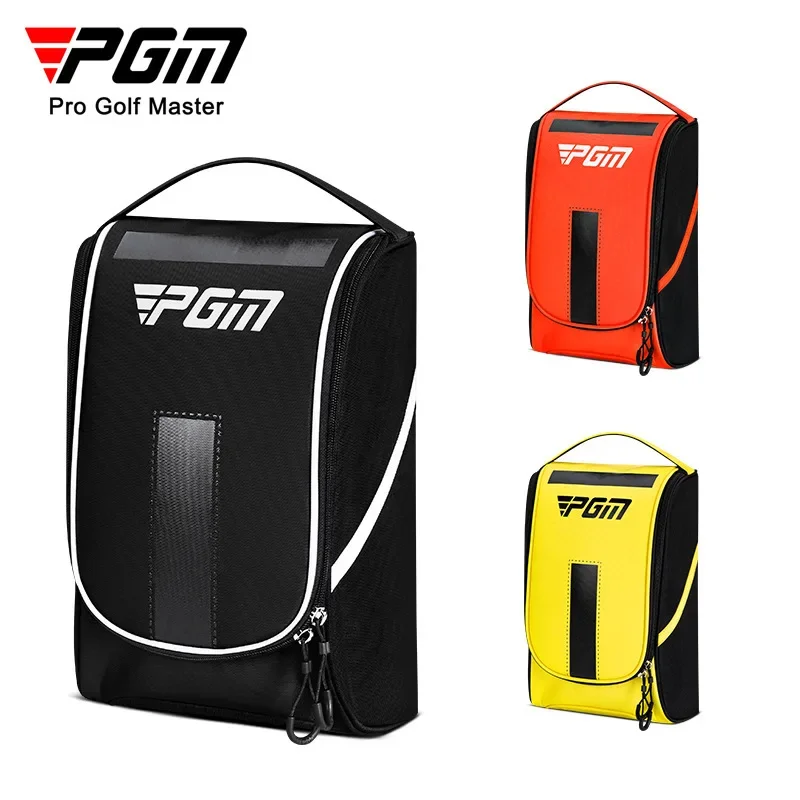 PGM-Homens e Mulheres Impermeável Nylon Mini Golf Shoe Bag, Versão Coreana, Portátil