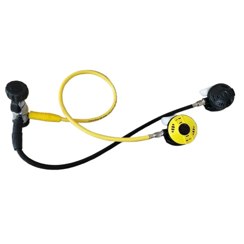 Diving set, two-stage , two-stage regulator, triple meter, residual pressure gauge
