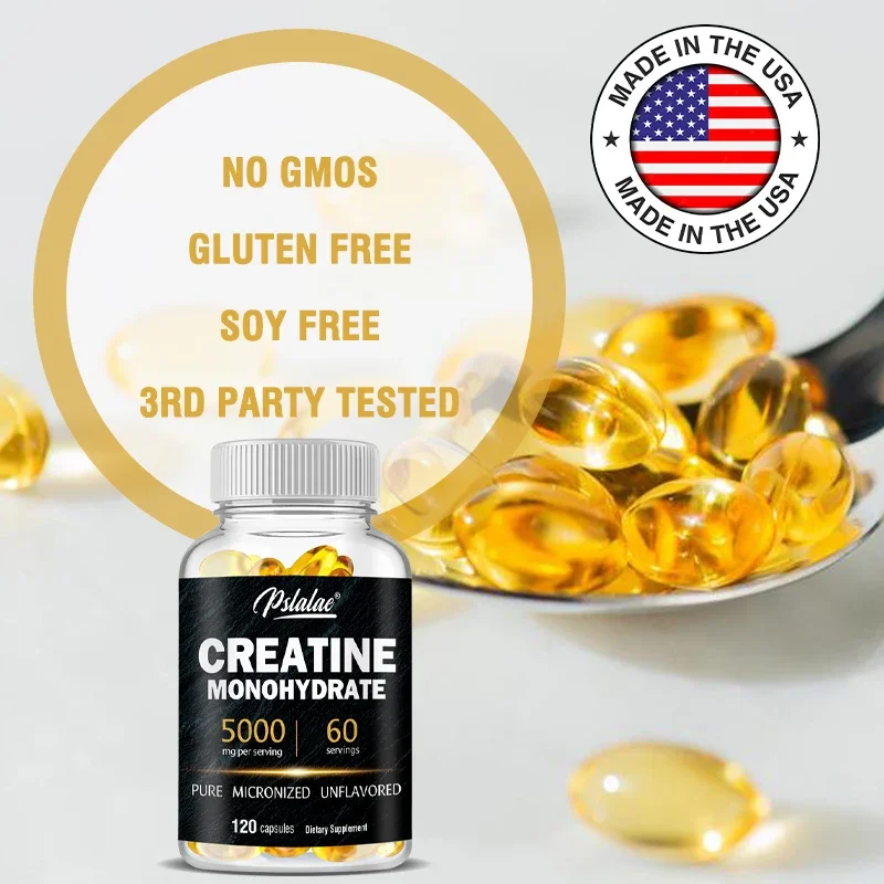 Creatine Monohydrate Gluten-Free Supplement, Non-GMO