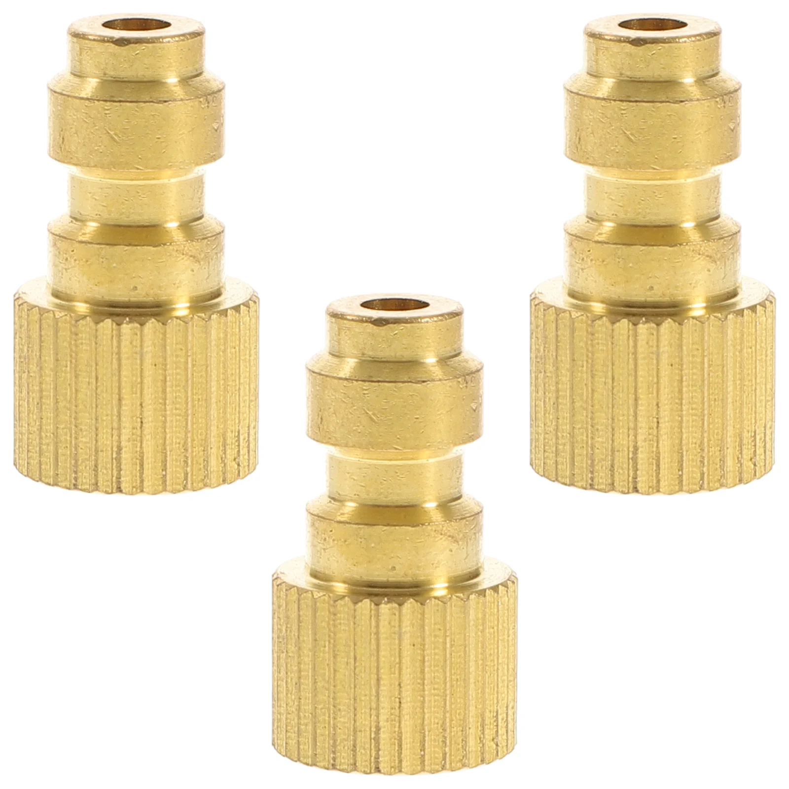 

3pcs Tire Inflation Adapter Copper Material Thickened Durable For High Pressure Air Pump Cylinder 8Mm 30Mpa Connector
