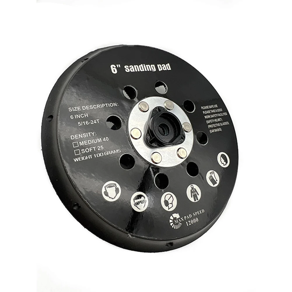 

Heavy Duty Sanding Disc Designed for Efficient Use on Orbital Sanders Features a Size of Six Inches and Seventeen Holes