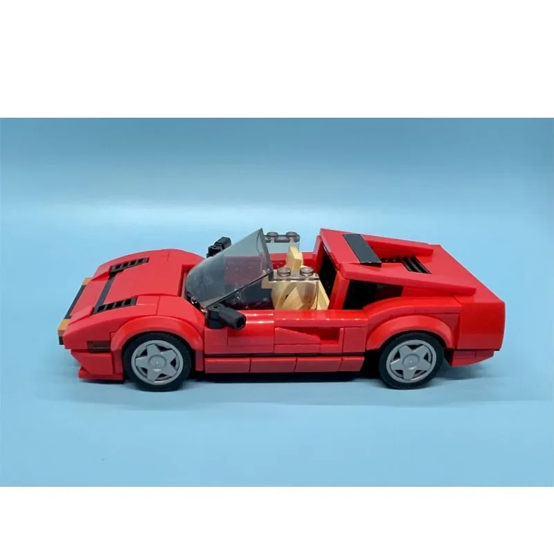 MOC-64110 Red New Classic Smile Car importer nights Model • 282 Parts MOC Creative Boy Kids Birthday importer décennie ks Toy Gift