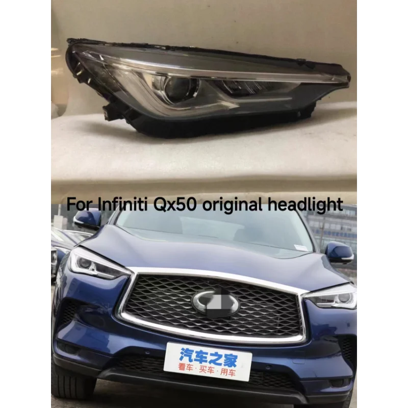 For Infiniti QX50 Headlight 2018-2024 QX50 Full LED Headlamp Assembly Car Light For Infiniti QX50 Original Headlamp 260105NS0A