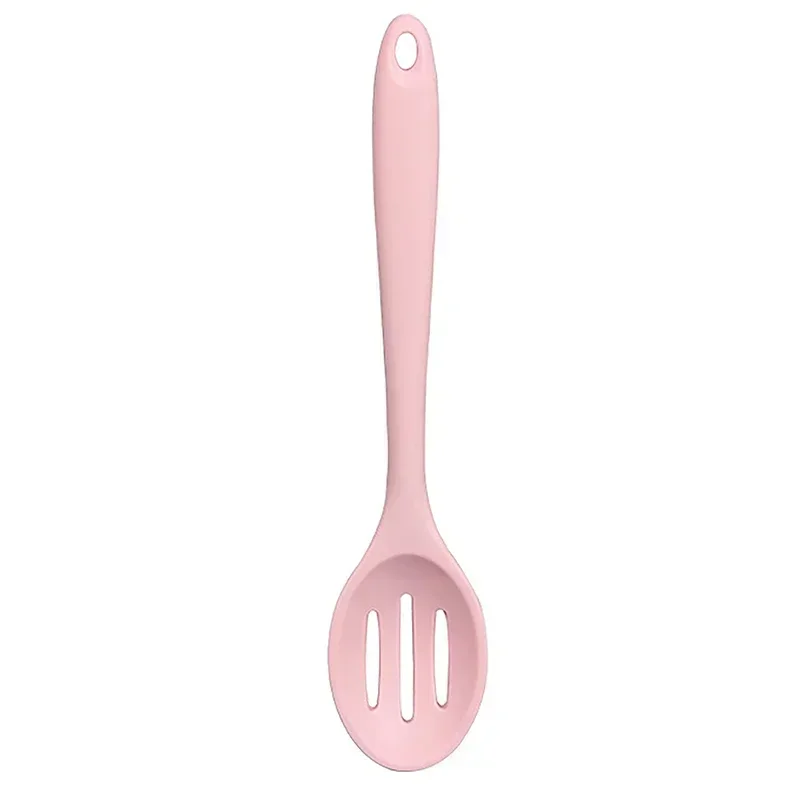 Manico lungo colino in Silicone Ramen Noodle Spoon insalata di riso miscelazione cucchiaino da cucina