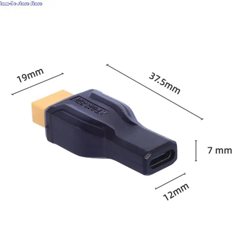 D0UA USB C TO XT60 ADAPTER XT60 к USB -C -разъему без проволочных аккумулятор