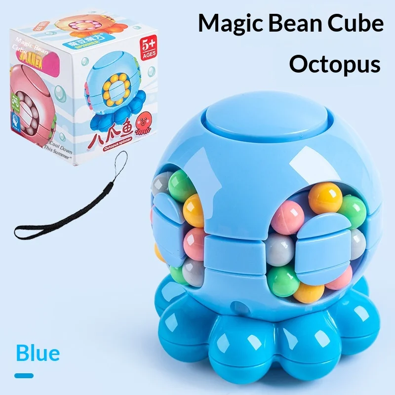 Octopus decompression toy, Magic Bean versatile Rubik's cube, 3D Rubik's cube puzzle toy