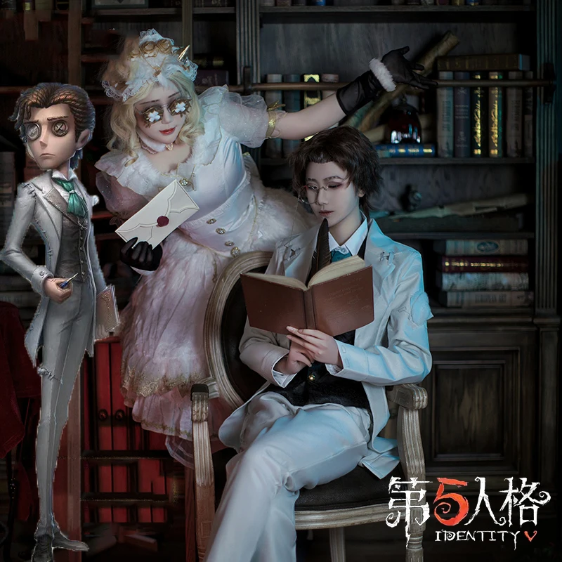 

Game Identity V Orpheus Cosplay Costume Halloween Carnival Fancy Party Cosplay Props Birthday Gifts Game shirt + pants + jacket