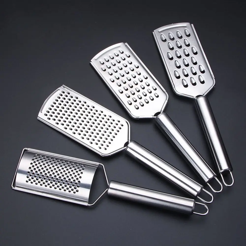 Multi-purpose Cheese Grater Rectangle Manual Cheese Slicer Vegetable Cutter Stainless Steel Lemon Zester Peeler Kitchen Tools