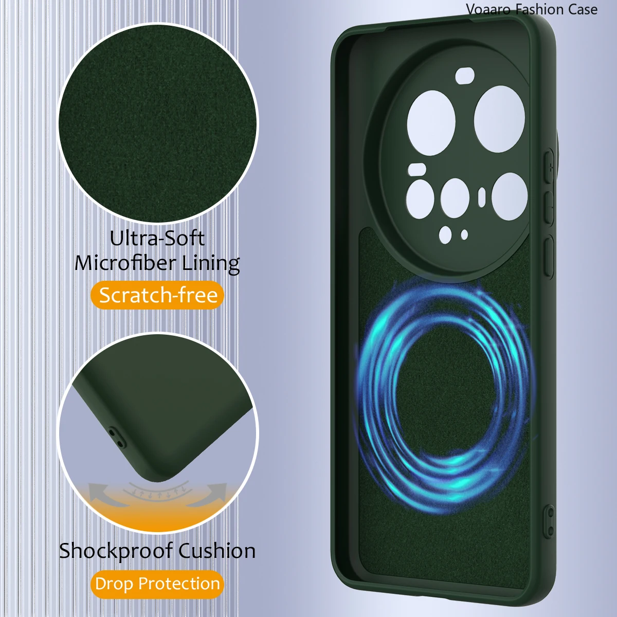 磁気ソフト液体シリコーンカバー Xiaomi 15 ウルトラケース内蔵マグネット Funda Xiaomi Mi 15 ウルトラケースとストラップ