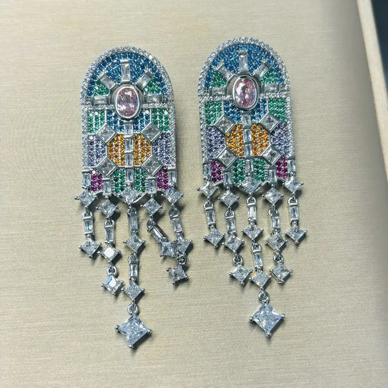 Bilincolor Bohemia Long Tassle Earring for Wome Gift