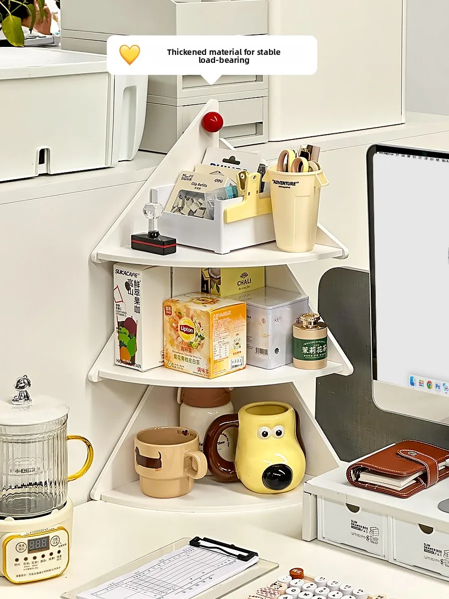 

Настольный органайзер для офисного стола, трансформирующий рабочее место, для хранения кофе и чая, деревянный, для женщин