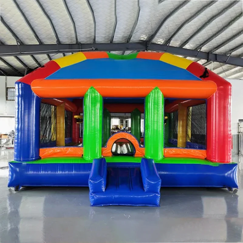 Multicolor Popular Design Inflatable Bounce House Castle High Quality PVC Children Inflatable Trampoline Jump House