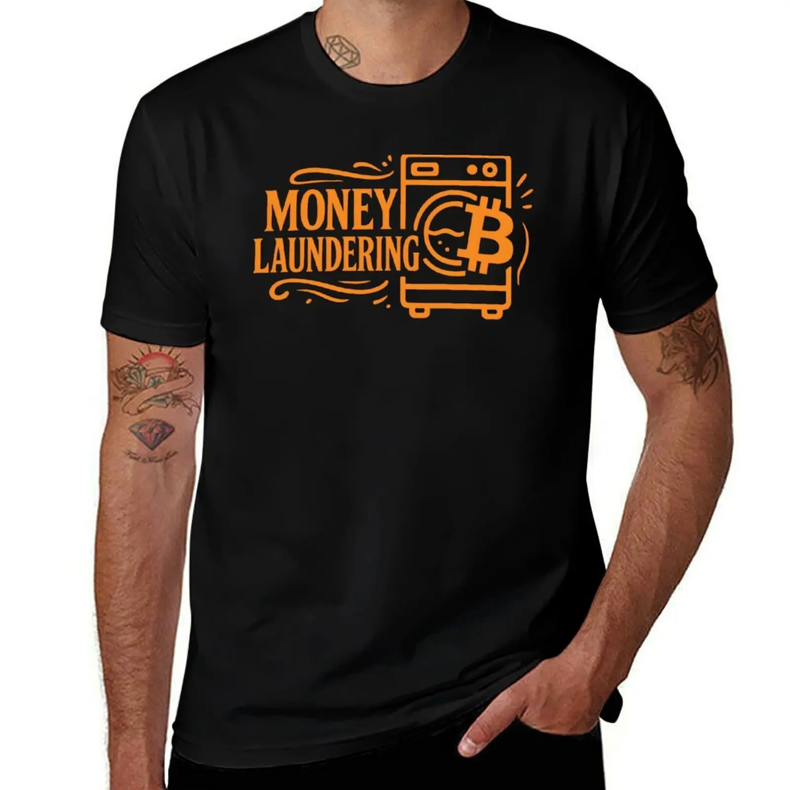 

Money Laundering Bitcoin Shirt – Bold Crypto Typography T-Shirt blacks football t shirt t shirt for men