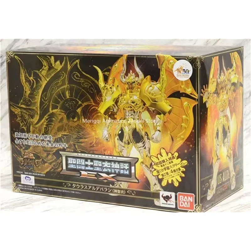 In Stock BANDAI Saint Cloth Myth EX Taurus Aldebaran Golden Soul Animation Character Model Toy Collection Gift