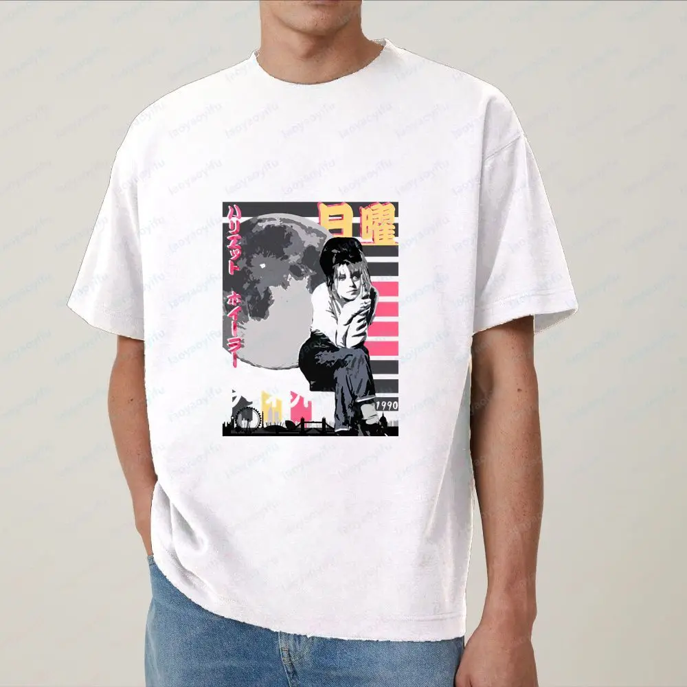 The Sundays - Summer Trended Harajuku Short-Sleeved Men's and Women's Universal Shirt Pattern Large-Sized Comfortable T-Shirt