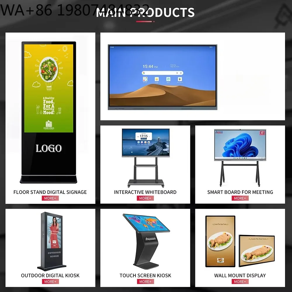 

65/75/86 Inch 4K Electronic Touch Screen Classroom Display, Interactive Flat Panel Smart Board Aliexpress Wholesale