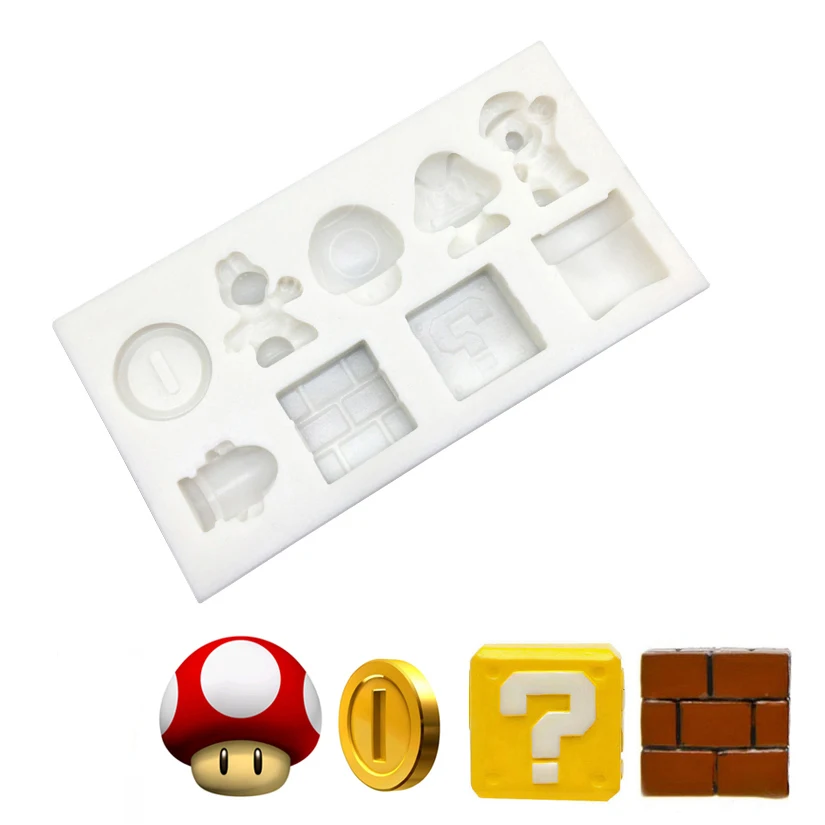 Cartoon Silicone Cake Baking Mold Sugarcraft Chocolate Cupcake Resin Tools Fondant Decorating Tools