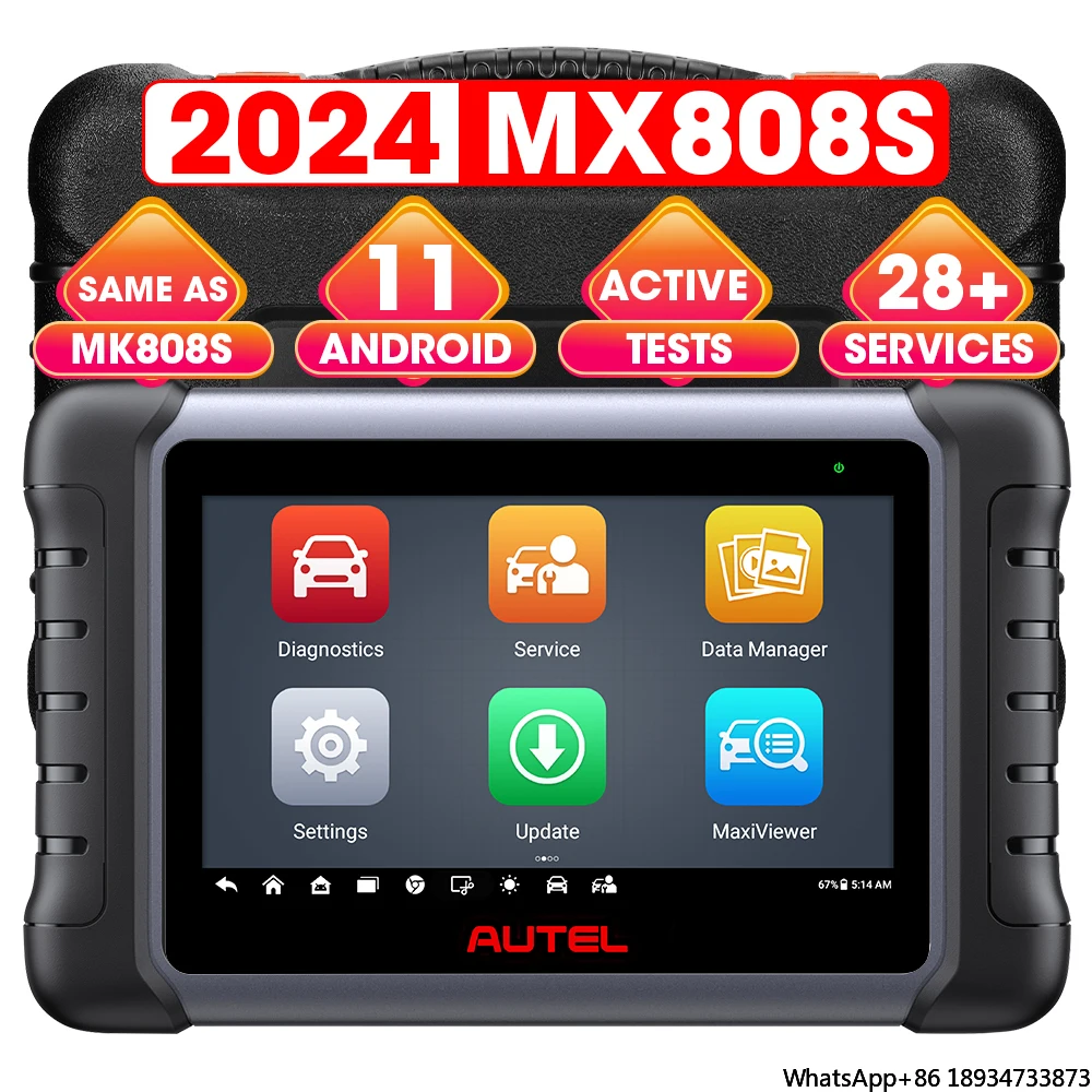 

Autel MaxiCheck MX808S mk 808 bt mk 808ts of the maxicom mk808ts OBD2 All System With Bi-Directional Control Diagnostic Scanner