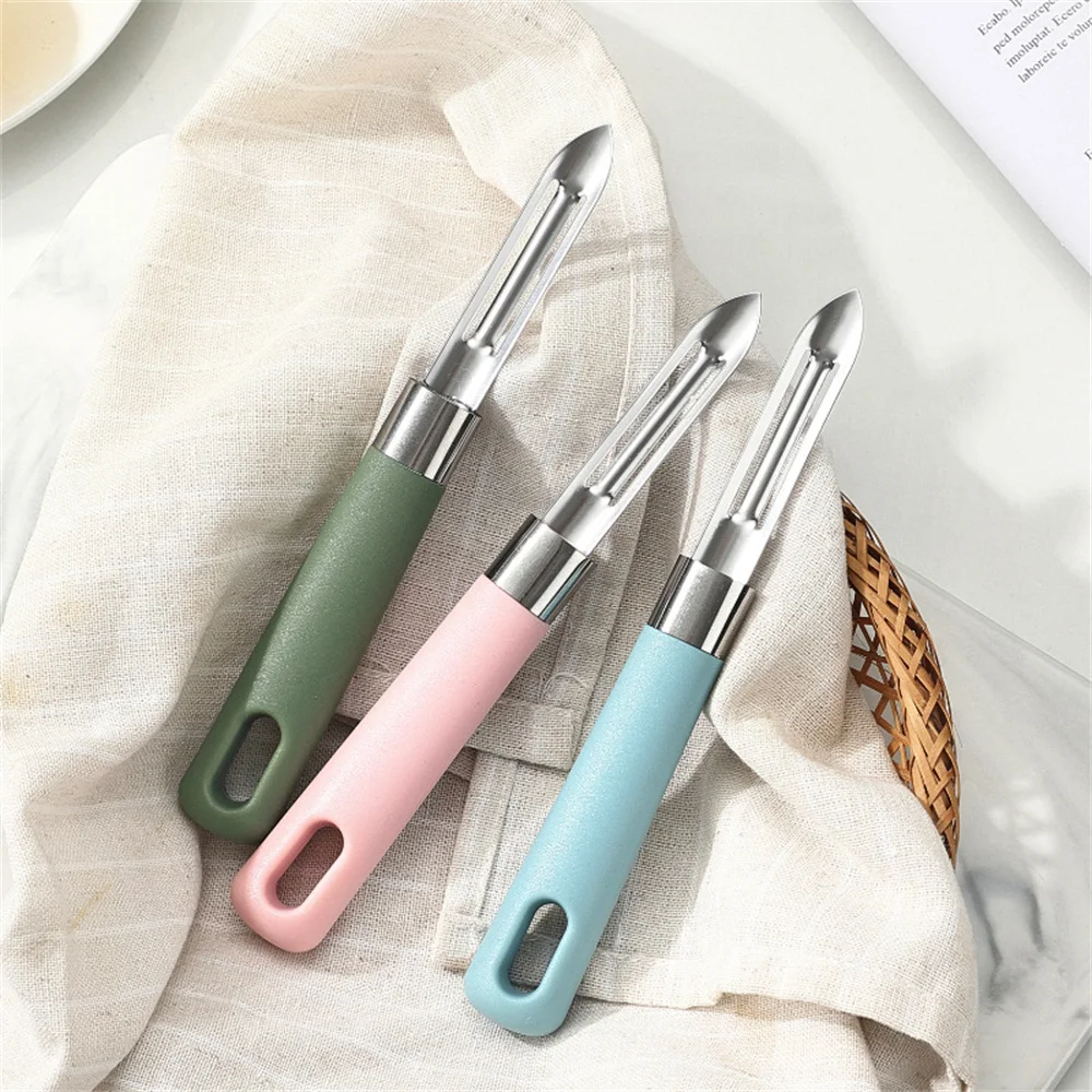 Kitchen with non-slip fruit and vegetable potato peeling knife one word planer stainless steel melon planer tool kitchen gadget