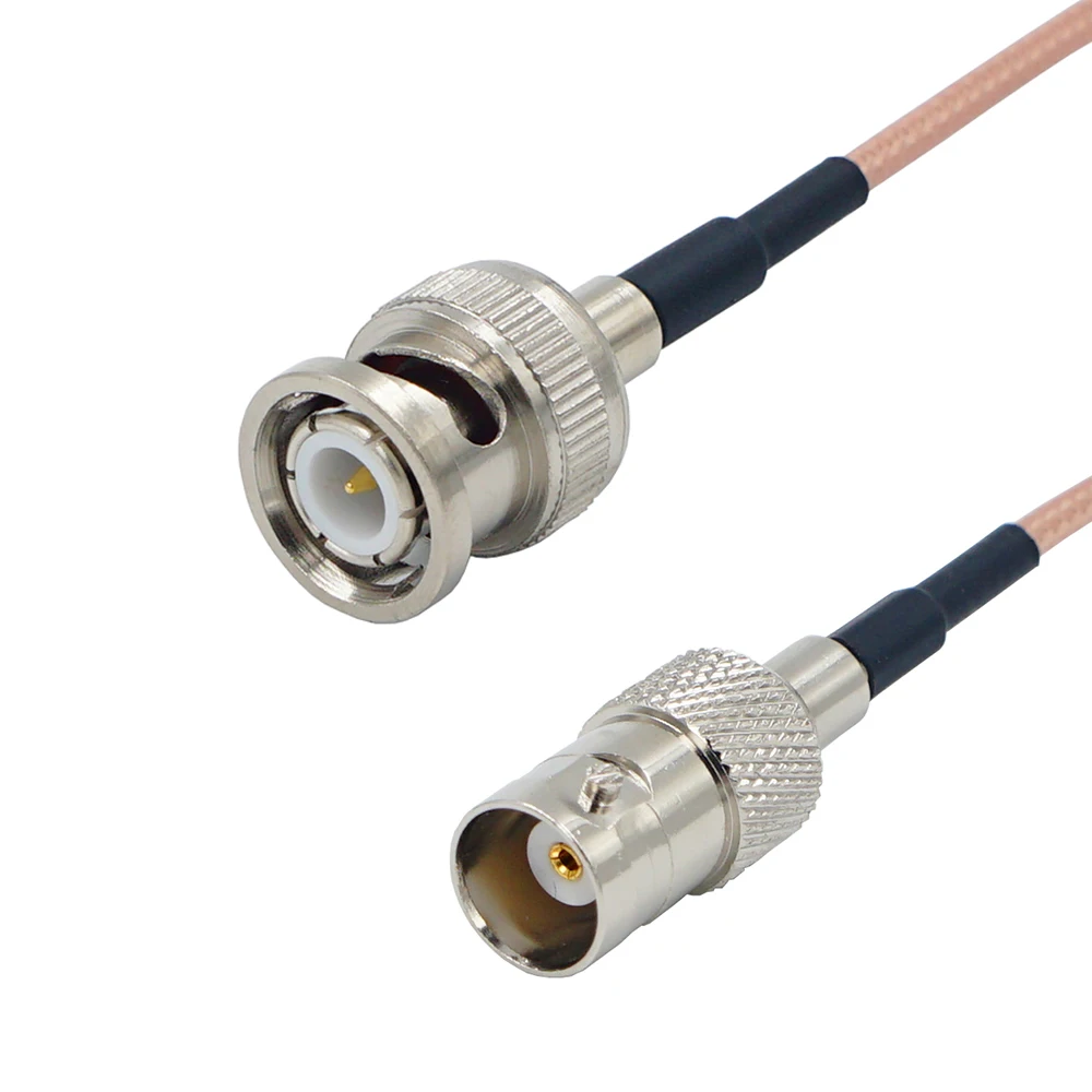 BNC Female to BNC Male Right angle HD-SDI Cable RG316 RF Coaxial Coax Antenna Pigtail Jumper 50 Ohm BNC Connector Adapter