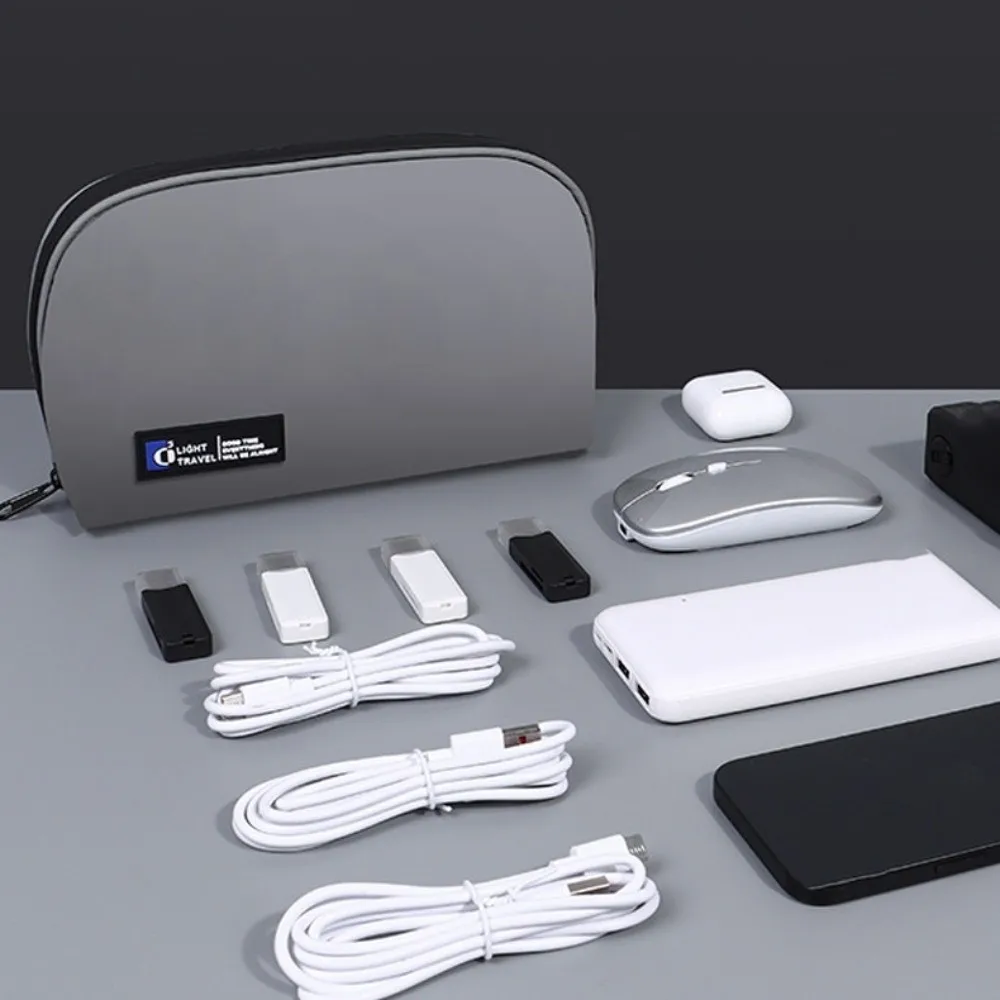 حقيبة تخزين المنتجات الرقمية متعددة الطبقات سعة كبيرة متعددة الطبقات منظم الكابلات متعددة الوظائف مقاومة للماء