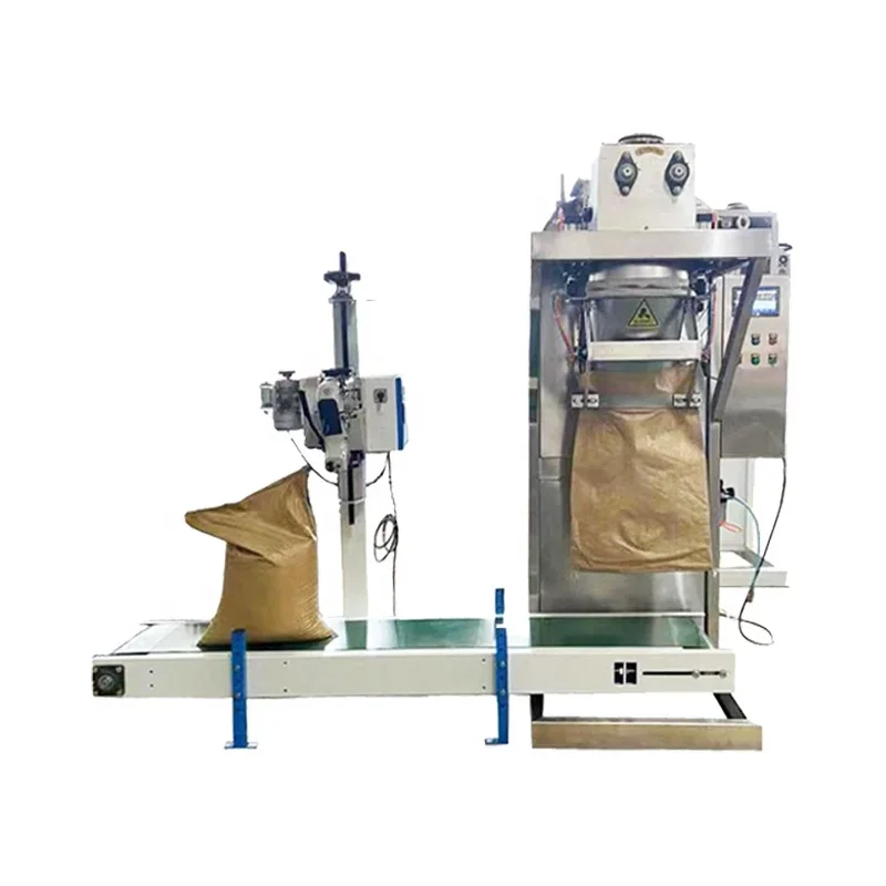 10 Kg 25 Kg 50 Kg Big Bag Doser Filler Wheat Flour Powder Filling Sewing Packing Machine