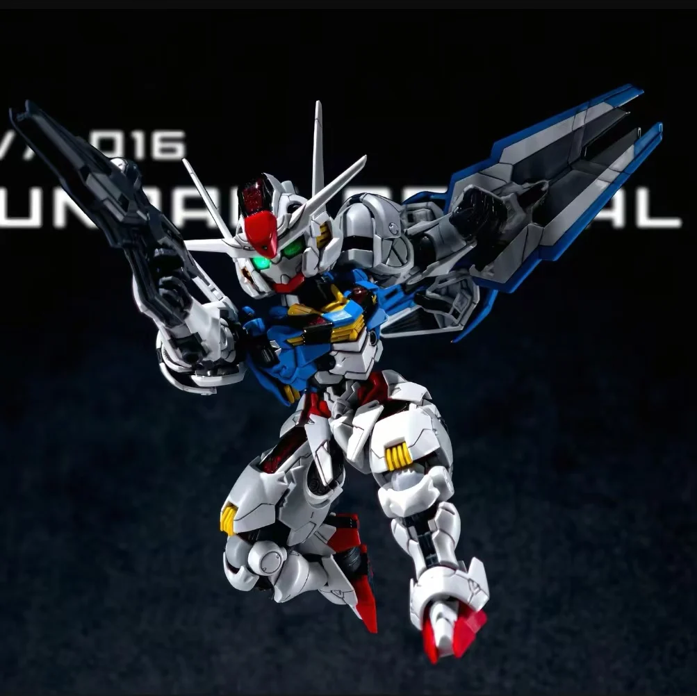 Q Version Multi-Articulated Assembly Model Kit Pre-Colored 3D Figure Hand Build Ornament Desktop Static Collectible Assembly