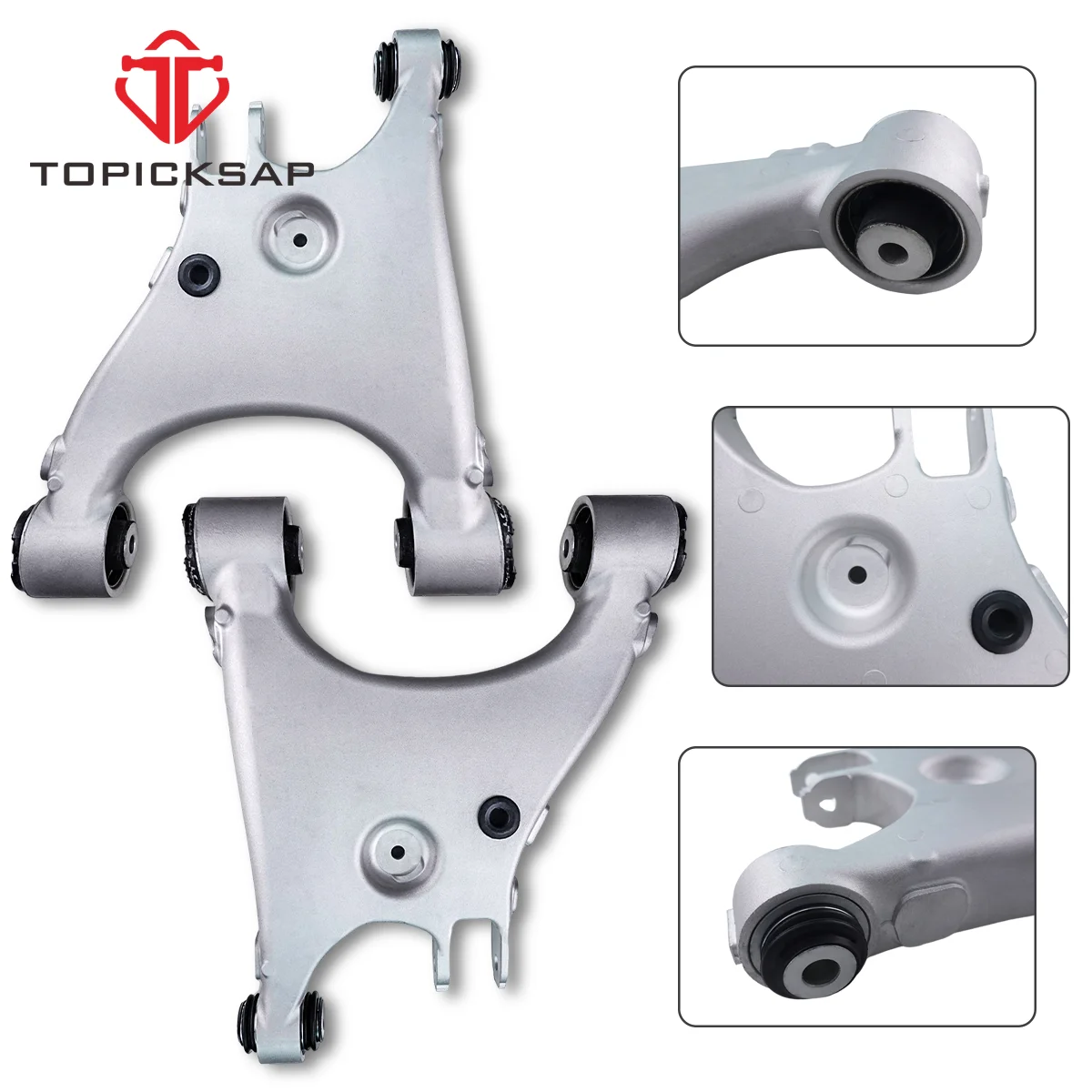 TOPICKSAP Rear Lower Suspension Control Arm for Tesla Model S / X 2012 2013 2014 2015 2016 2017 2018 2019 2020 6006774-00-B