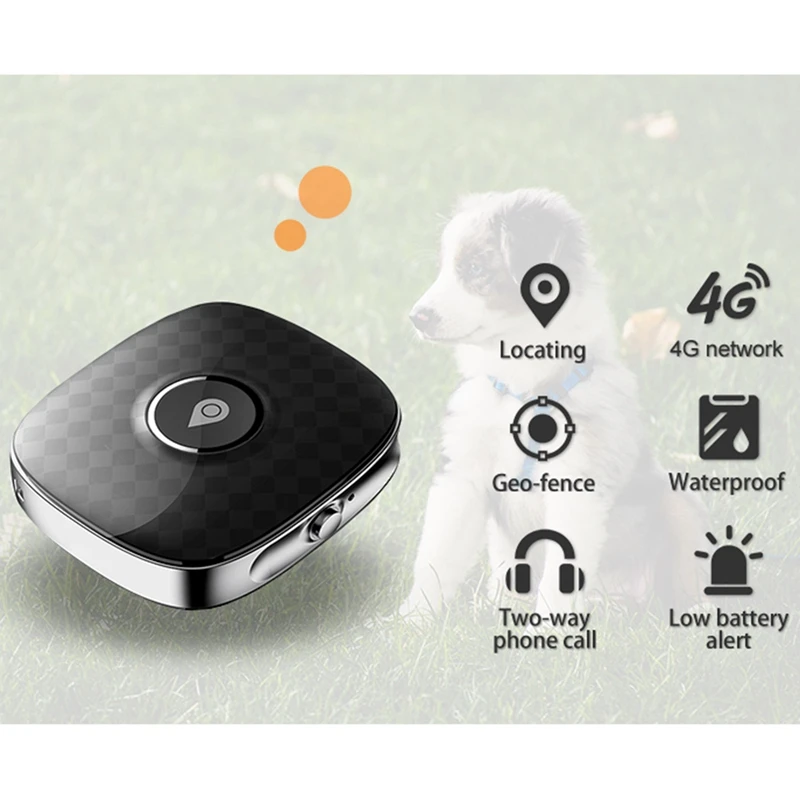 4G Dog GPS Tracker Waterproof Pet Cat Anti-Lost Location Tracking Mini Smart Collar GPS Device With Electric Fence