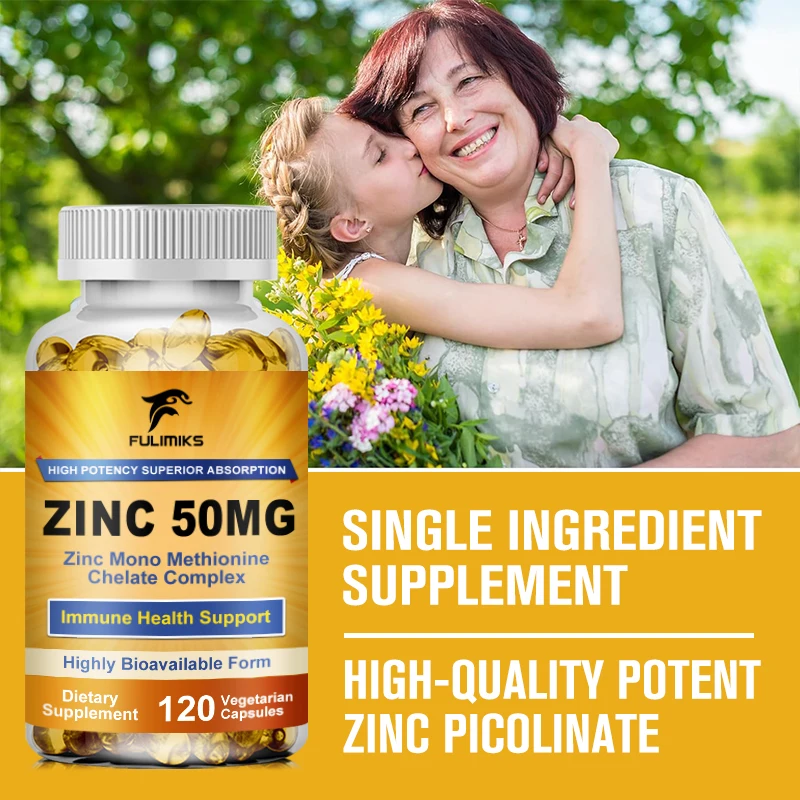 Premium-Kapseln aus reinem Zin – Zinc Supplement 50Mg Bewertung und Preis