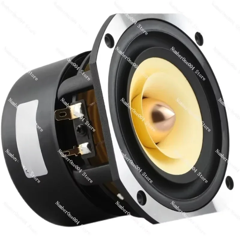 4-inch Full-range Speaker Cast Aluminum Basin Frame, Fever HIFI Good Voice, High School Bass Good Desktop Bookshelf Modification