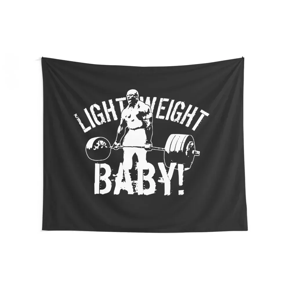 Light Weight Baby Muscle Lightweight Ronnie Coleman Nareia Koemno Tapestry Aesthetic Room Decor Home Decorations Tapestry