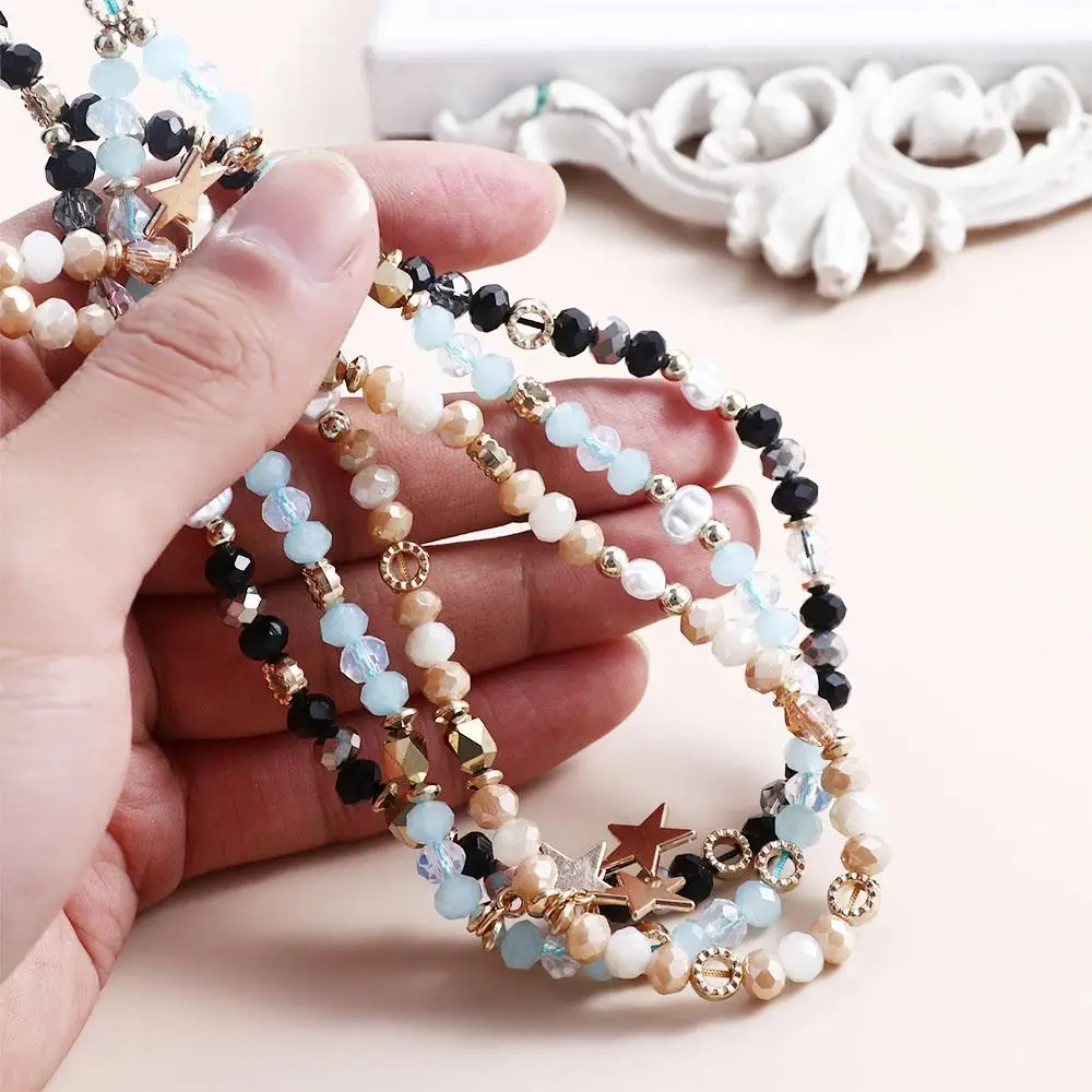 

Jewelry Telephone Cord Charming Phone Lanyard Gifts Phone Chains Beads Chain Mobile Phone Strap Five-pointed Star Pendant
