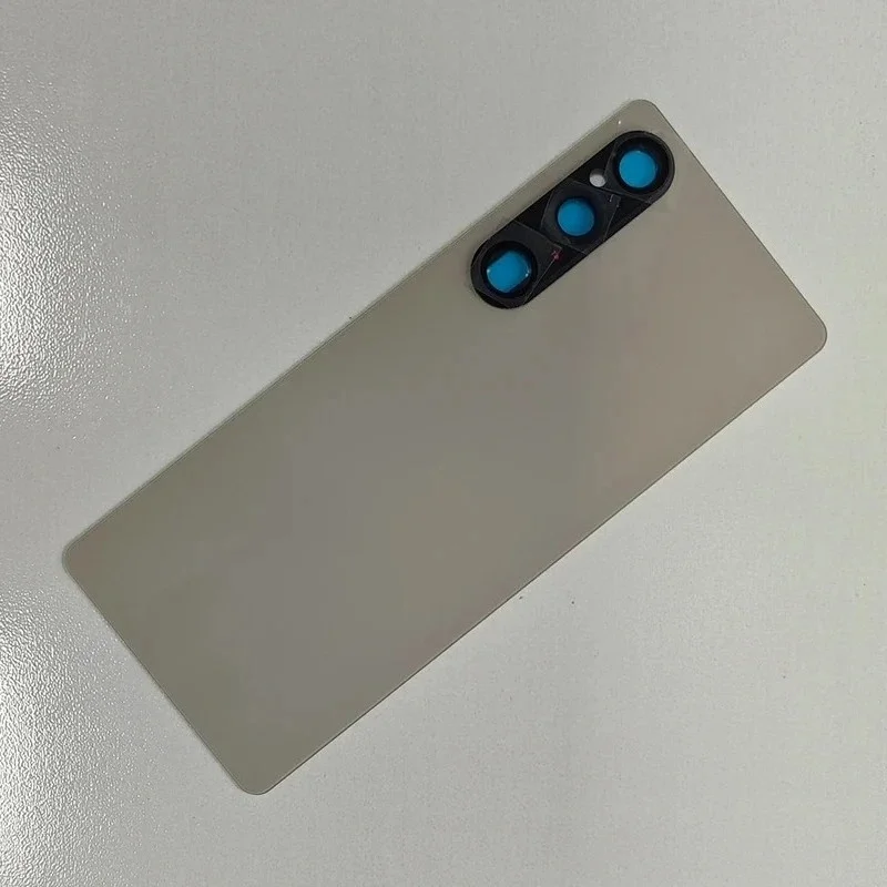 New For Sony Xperia 1 V Battery Back Cover  Housing Rear  Case Replacement Parts With Camera Lens  Repair Part XQ-DQ72