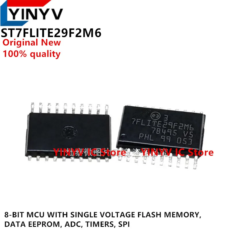 5PCS ST7FLITE29F2M6 7FLITE29F2M6 SOP20 8-BIT MCU WITH SINGLE VOLTAGE FLASH MEMORY IC Chipset Original New 100% quality