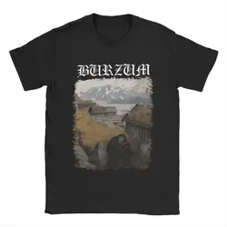 Burzum Scary Ghost T Shirts Men 100% Cotton Fashion T-Shirt Crewneck Tees Short Sleeve Clothing Printing