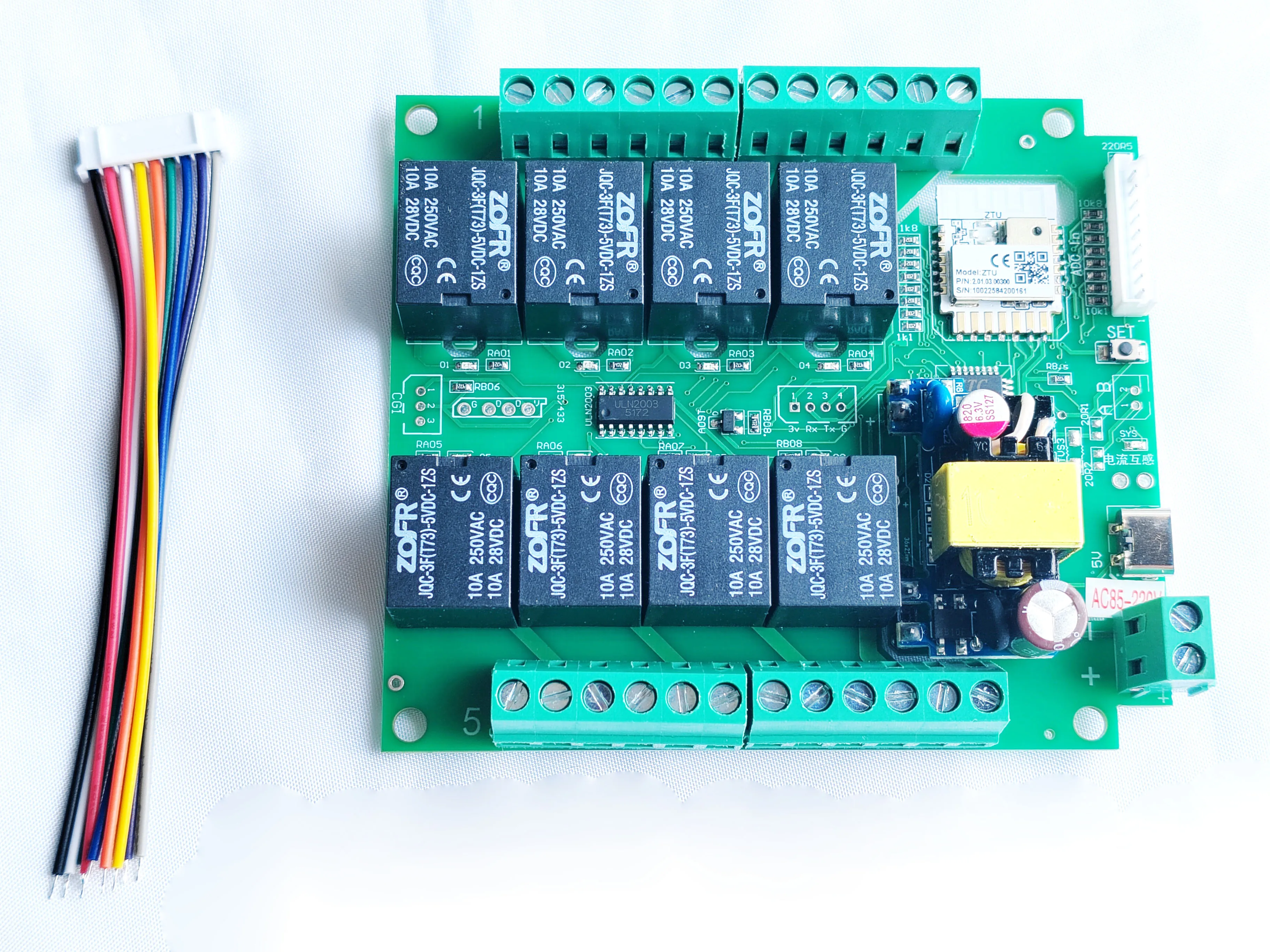 Works with Tuya WiFi or tuya zigbee with switch input 12 Relay Switch Module board controller Smart Life APP Remote Contro