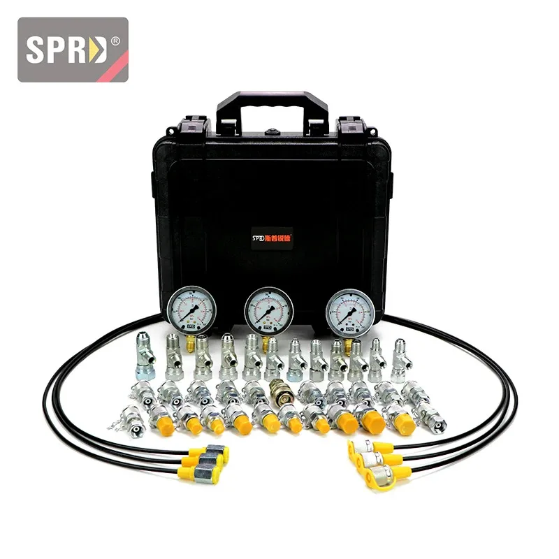 

pressure test kit excavator parts pressure test gauge Hydraulic maintenance inspection