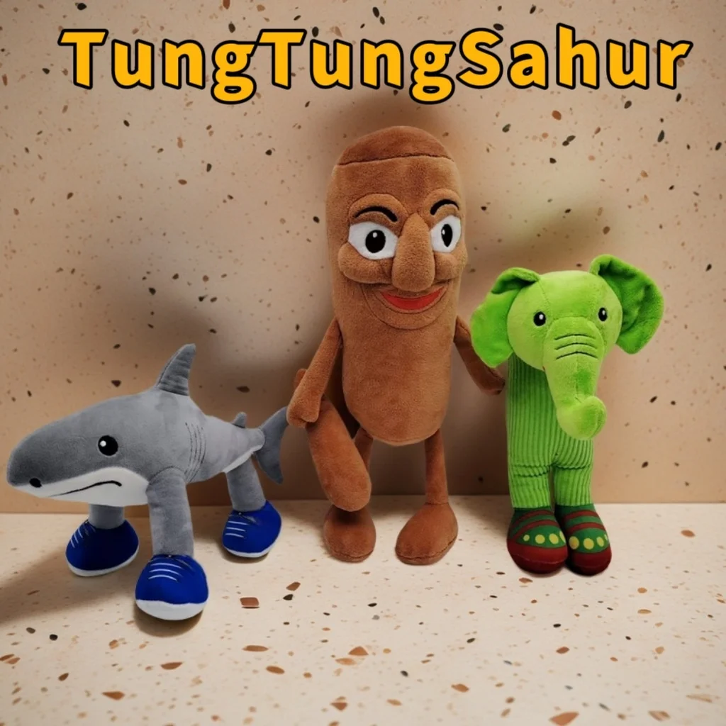 

12 стилей Tungtung Sahur Tralala плюшевые животные SHARK аниме плюшевые плюшевые Peluches мягкие куклы игрушки подарки