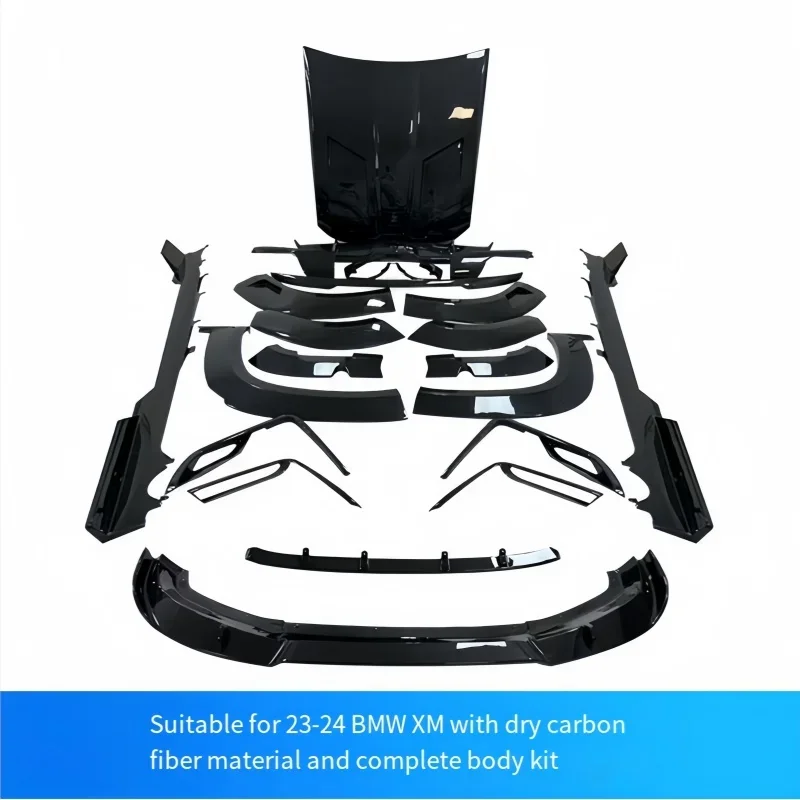 Suitable for 23-24 XM Upgraded and Upgraded Models, with a Complete Set of Body Exterior Kits Made of Dry Carbon Material